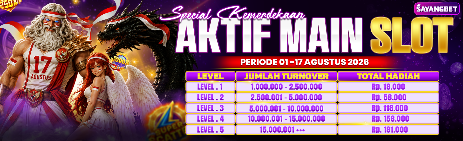 EVENT 17 Agustus Sayangbet